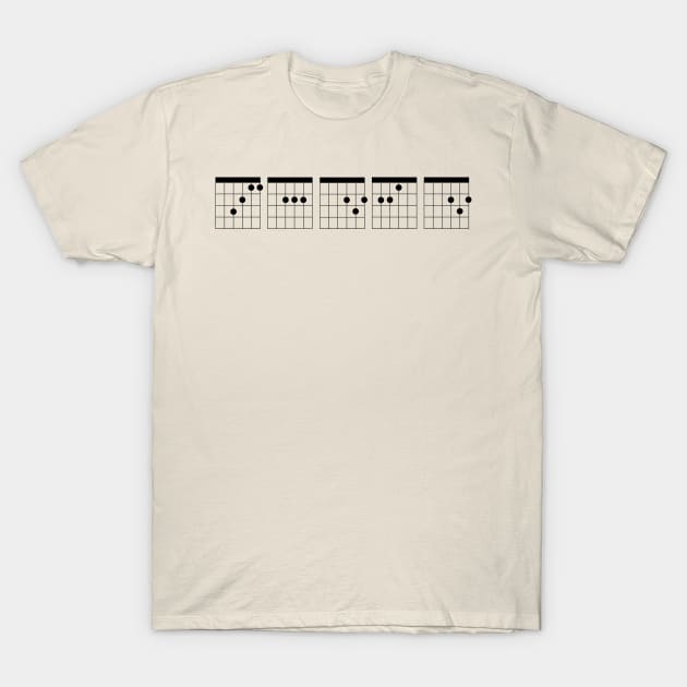 FADED Chords T-Shirt by NeilGlover